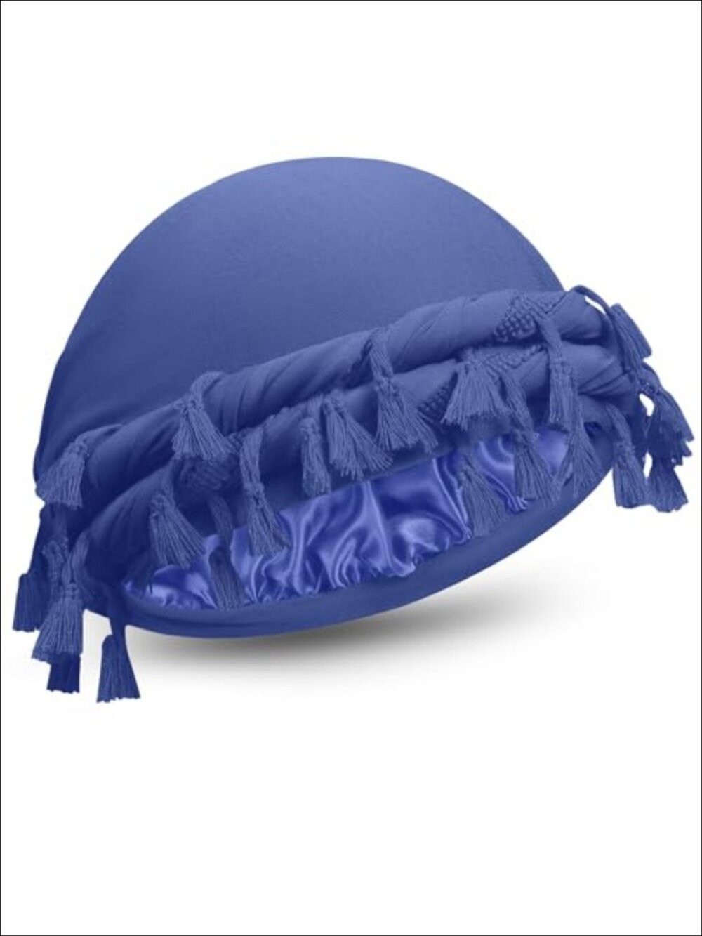 Satin Lined Turban Durag Silky Head Wrap Halo Bonnet Men Breathable